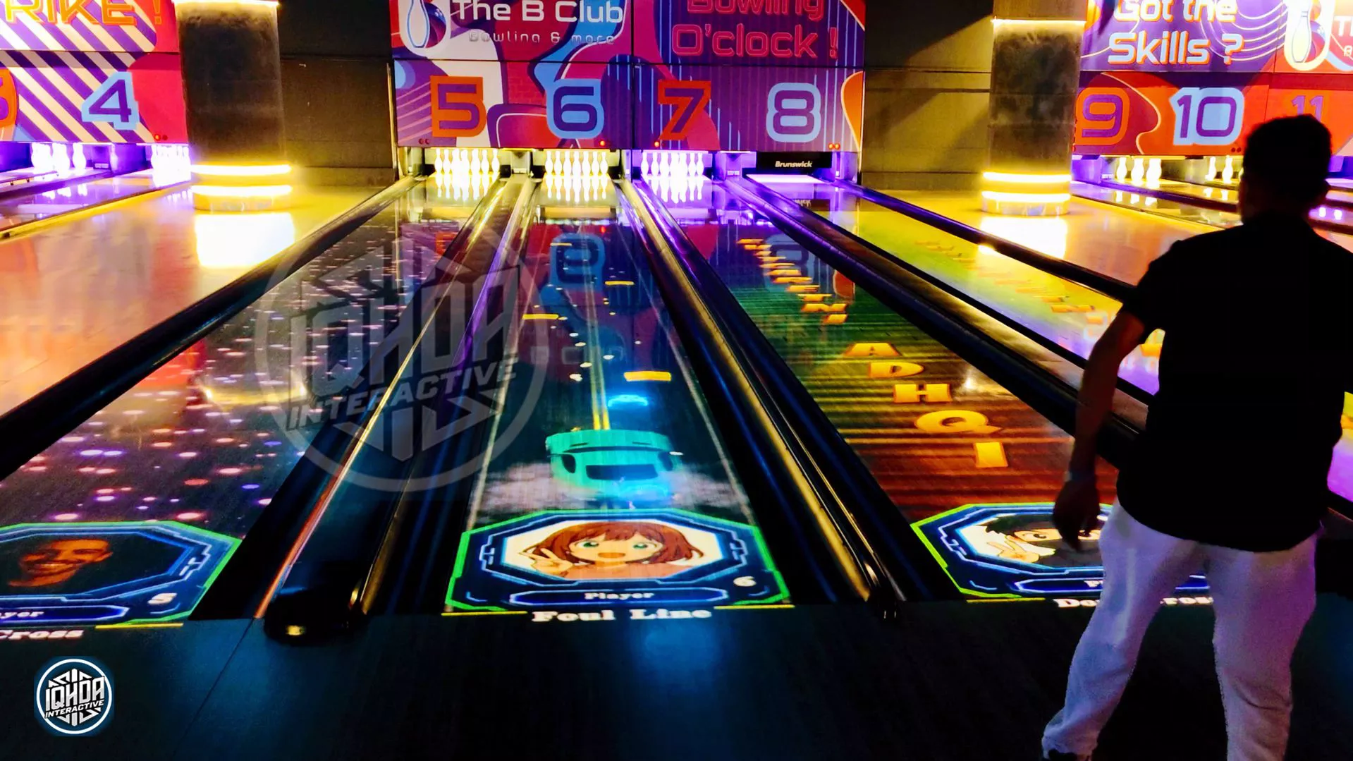 Interactive bowling demo image