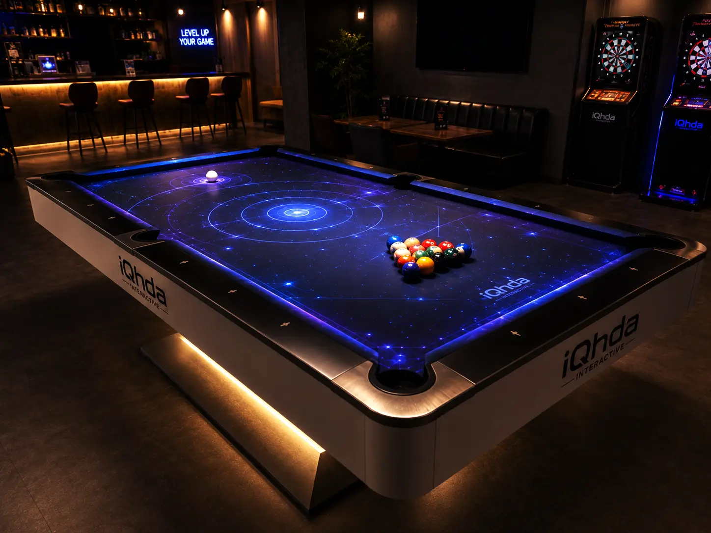 iQhda Interactive Pool Table billiards display image