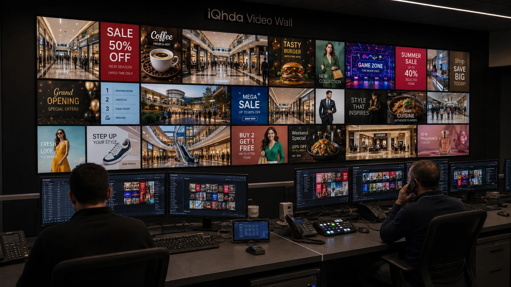 iQhda Wall Matrix video wall control display image